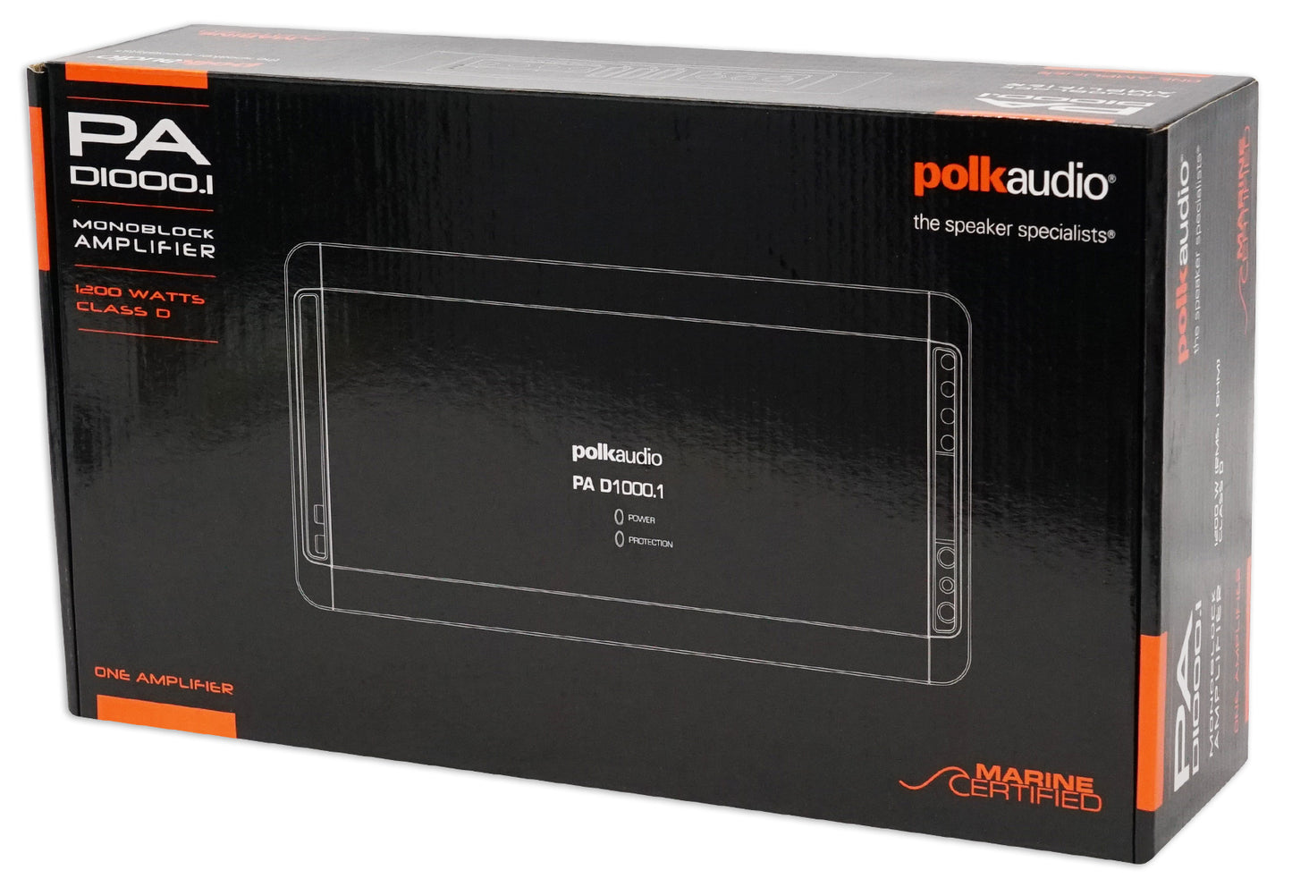 DV12 K5 Dual 12 1-Ohm 2-Pack + Polk PAD1000.1 Amplifier Bundle