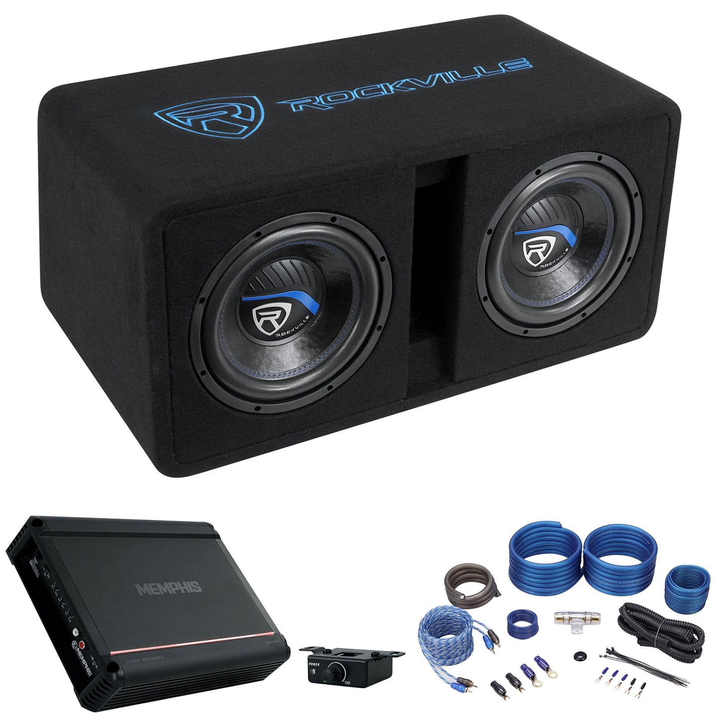 DV10K52 Dual 10" + Memphis SRX750D.1 Amplifier Bundle