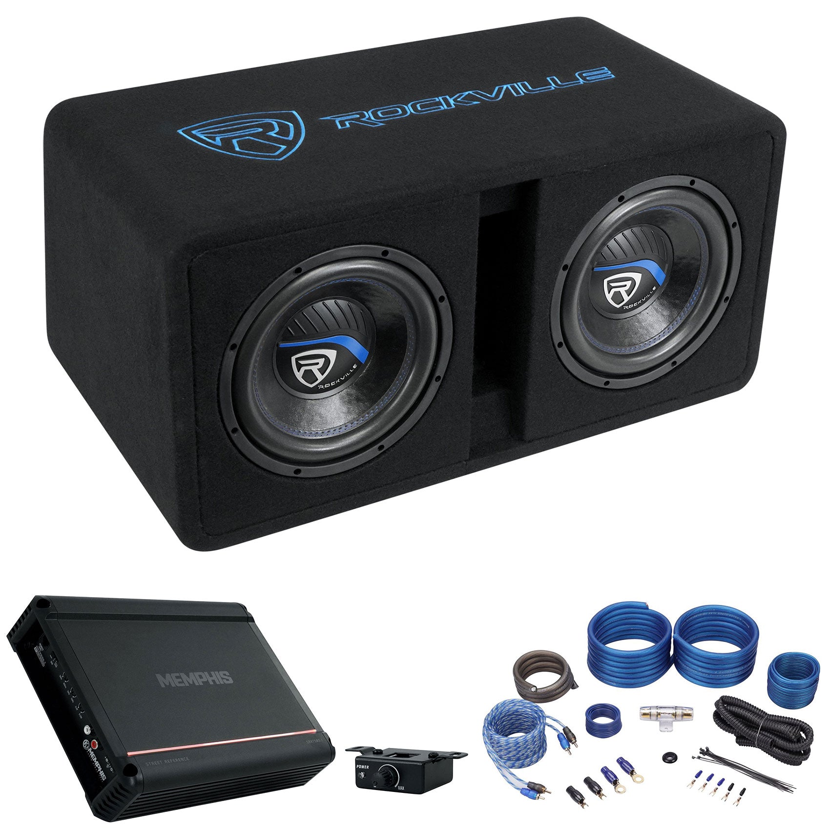 DV10K52 Dual 10" + Memphis SRX750D.1 Amplifier Bundle