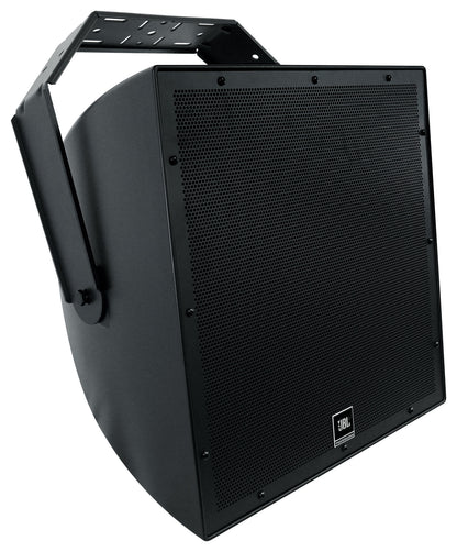 2) JBL AWC159 15" Indoor/Outdoor 70V Black Surface Mount Commercial Speakers+Amp
