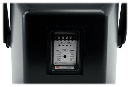 2) JBL AWC159 15" Indoor/Outdoor 70V Black Surface Mount Commercial Speakers+Amp