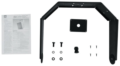 2) JBL AWC159 15" Indoor/Outdoor 70V Black Surface Mount Commercial Speakers+Amp