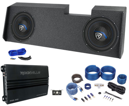 Rockville W10K5S2 2-Pack + RVA-M2 Bundle