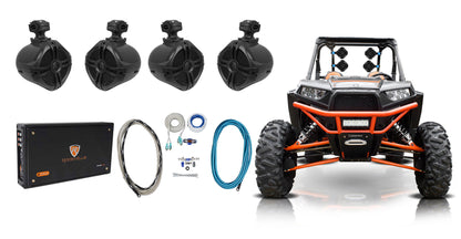 RWB70B Black 2-Pack + RXD‑F30 Amplifier Bundle