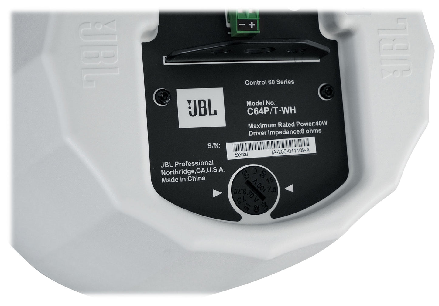 Control 64P/T White 6-Pack + RCS180-6 6-Zone 180W Amp Bundle