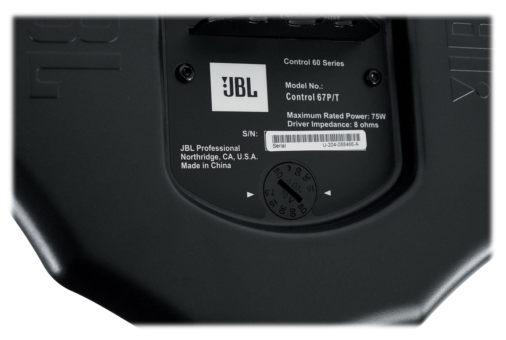 Control 67P/T Black 4-Pack + RCS350-6 6-Zone 350W Amp Bundle