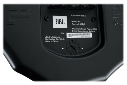 Control 67P/T Black 4-Pack + RCS350-6 6-Zone 350W Amp Bundle