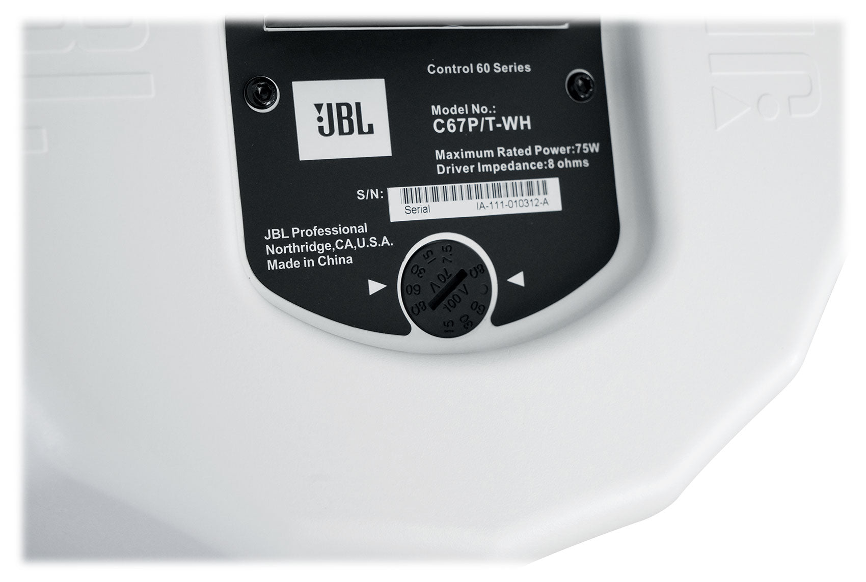 Control 67 P/T White 2-Pack + RCS180-6 6-Zone 180W Amp Bundle