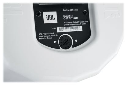 Control 67 P/T White 8-Pack + RCS650-6 Bundle