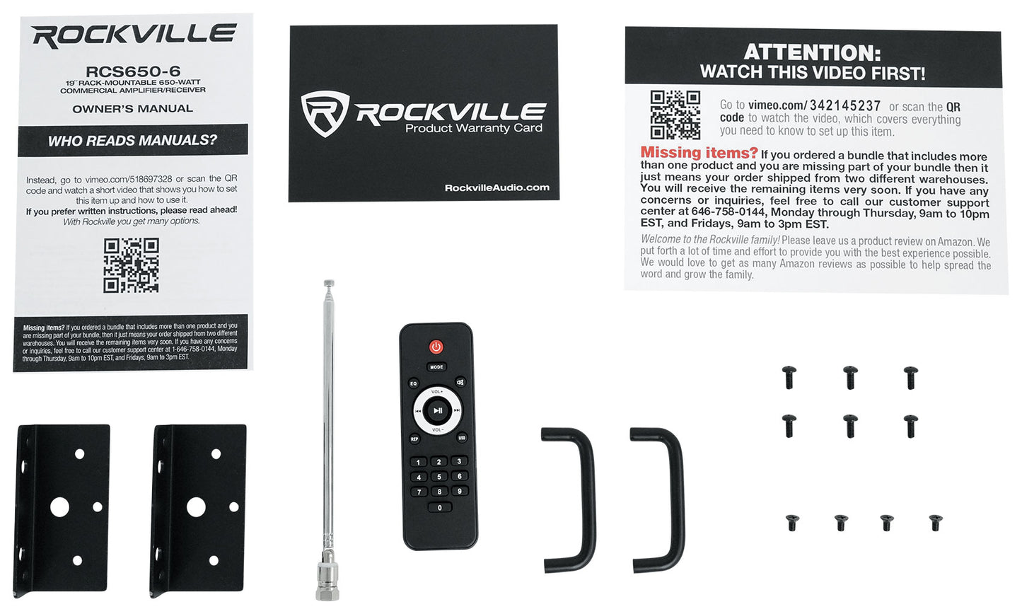 Control 67 P/T White 10-Pack + RCS650-6 Bundle