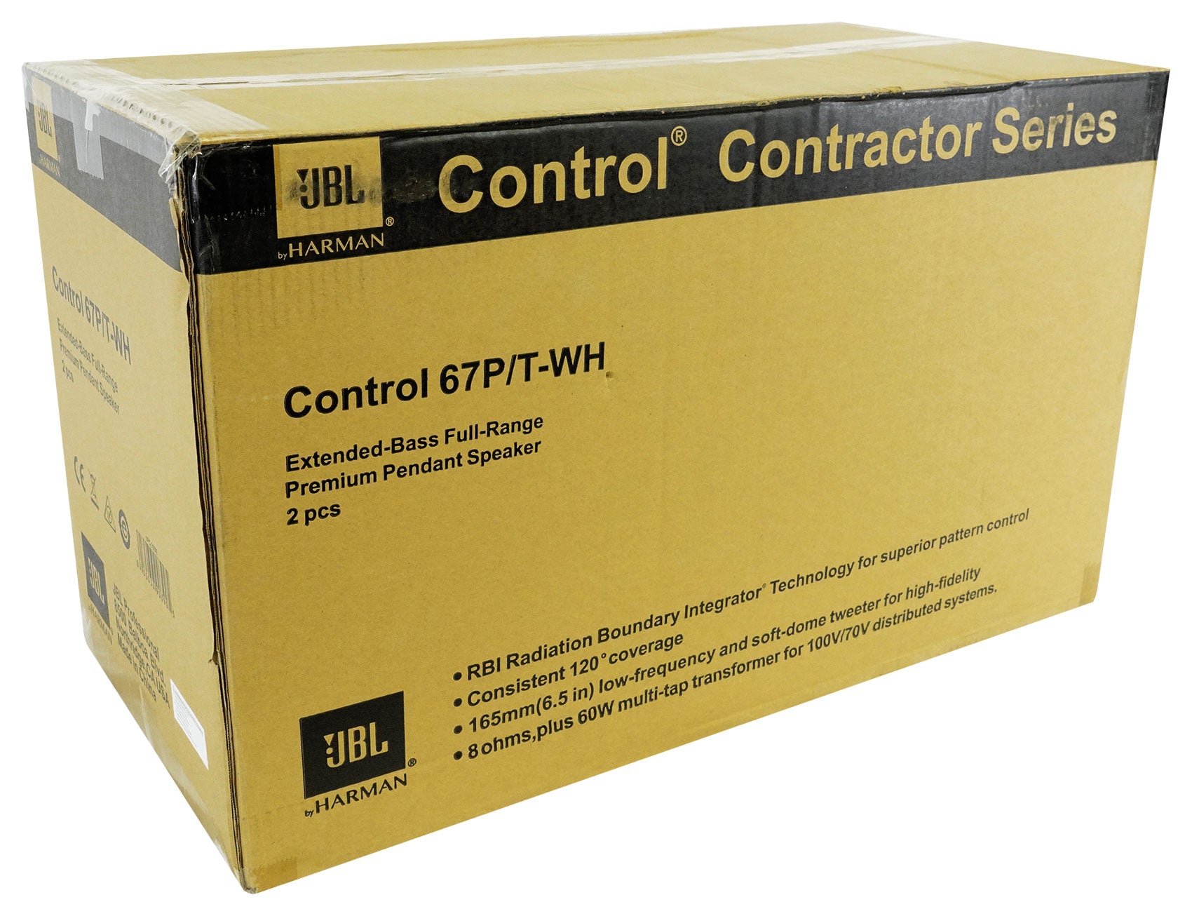 Control 67 P/T White 10-Pack + RCS650-6 Bundle
