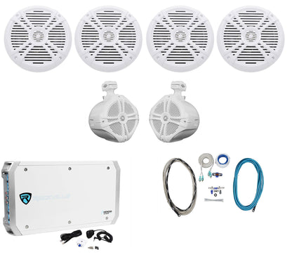 RMSTS80W White 4-Pack + RWB90W + RXM-S6 + RMWK4 Bundle