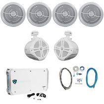 RMC80W 2-Pack + RWB90W + 6‑Channel Amplifier + Wiring Kit Bundle