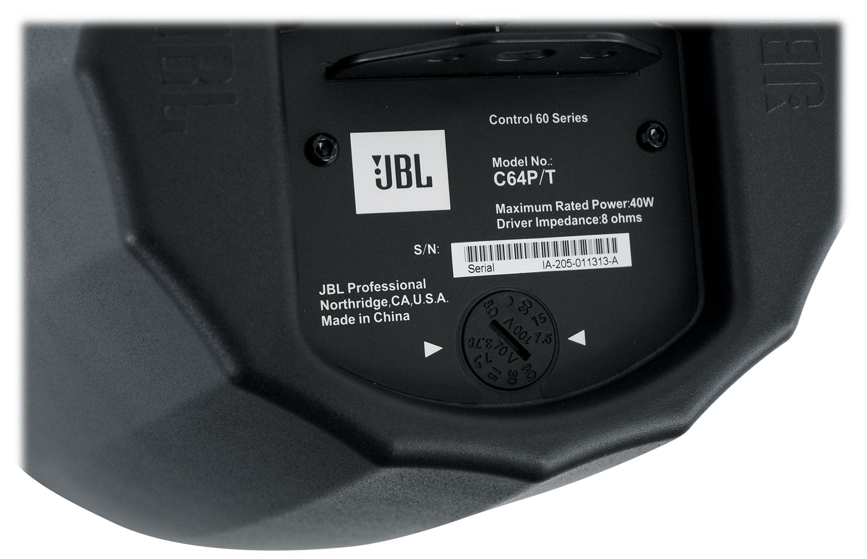 Control 64P/T Black 8-Pack + RCS350-6 Amplifier Bundle