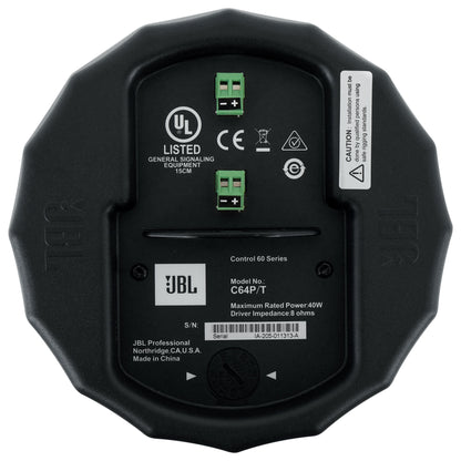 Control 64P/T Black 10-Pack + RCS350-6 6-Zone 350W Amp Bundle