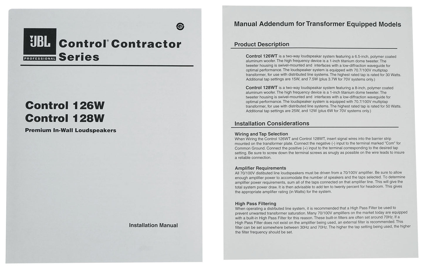 Control 128WT 8-Pack + RCS650-6 Bundle