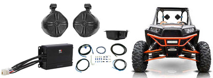 RWB90B Black 8" 2-Pack + NA2-400.2 Amplifier Bundle