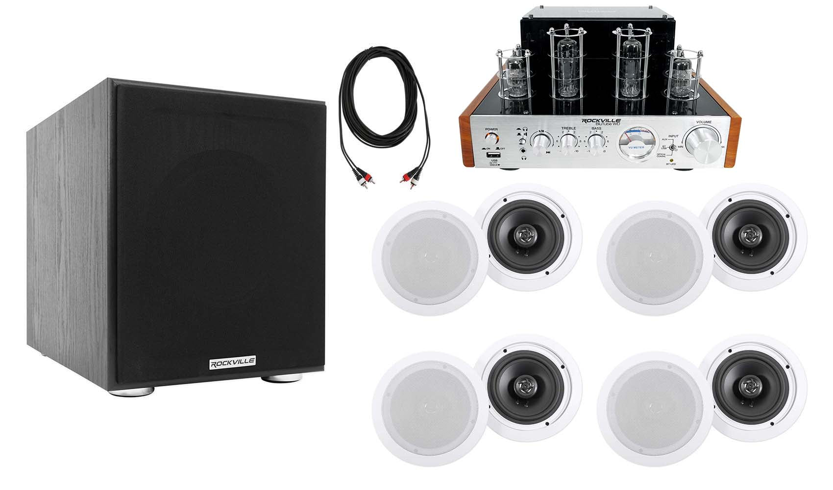 BluTube WD + HC655‑16 8‑Pack + Rock Shaker 8 Bundle