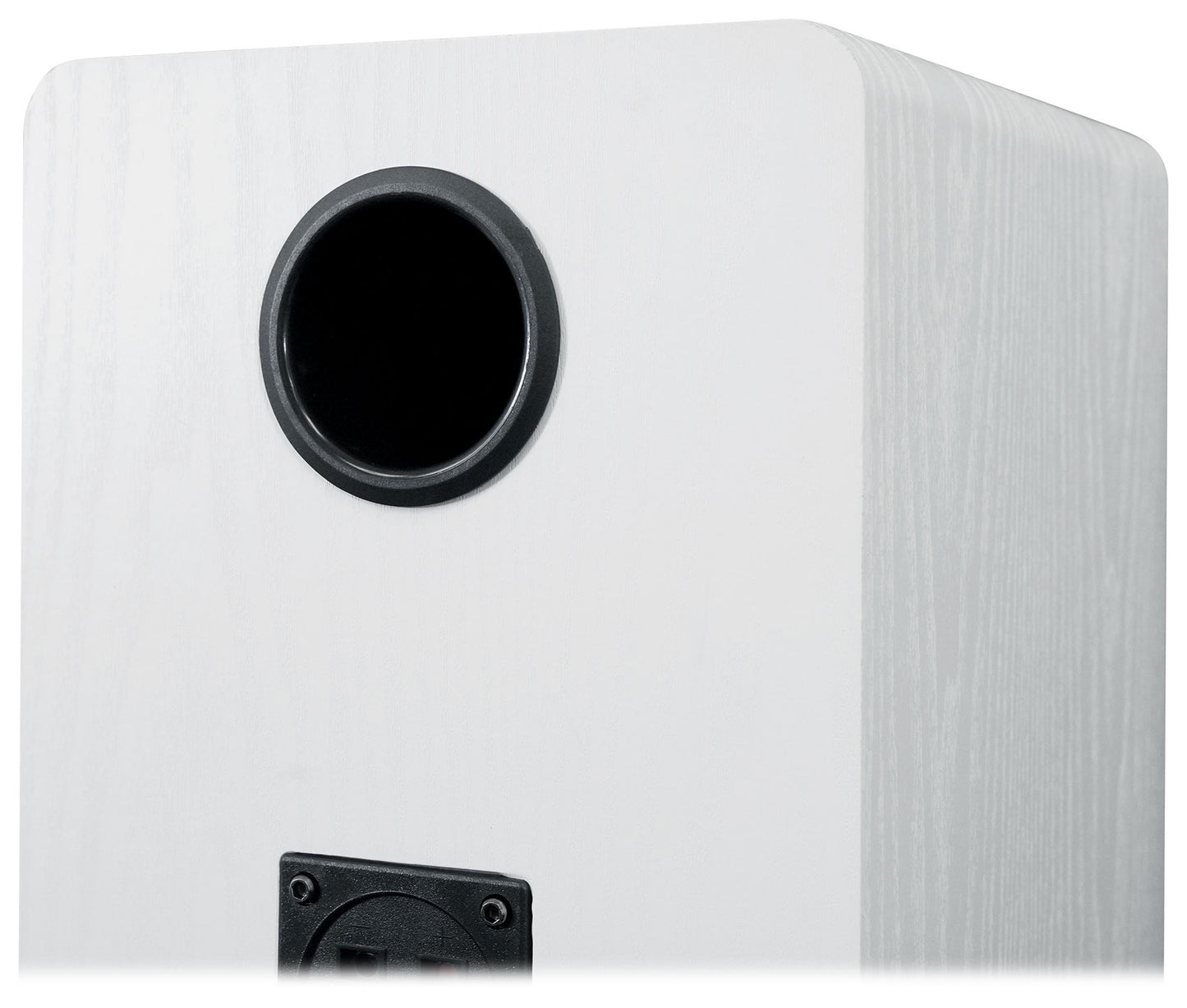 ELITE-5W White + RS37W White Stands + Rock Shaker 8 Bundle