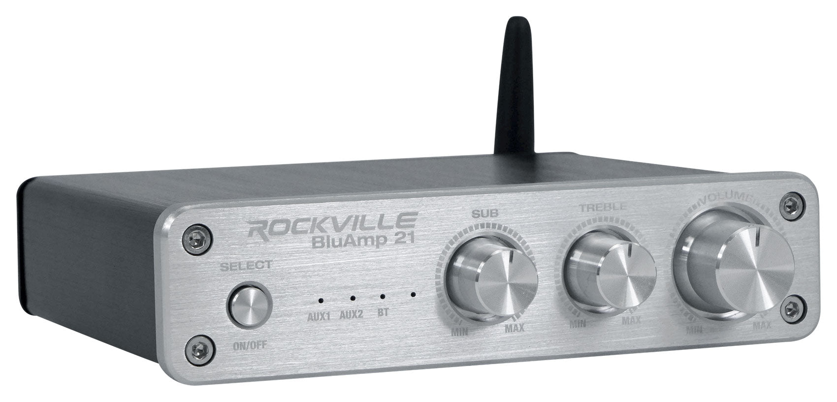 RockShelf 64C Classic Wood 2-Pack + BLUAMP 21 Silver Bundle