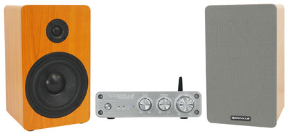 RockShelf 54C Wood 2-Pack + BLUAMP 21 Silver Bundle