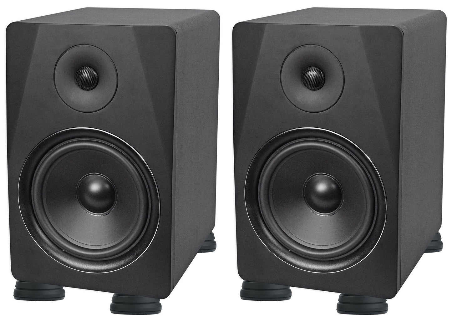 DPM8B Black 2-Pack + ISOPAD Isolation Feet Bundle
