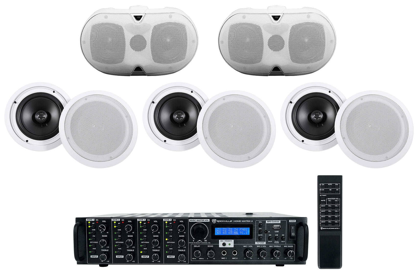 HOME MATRIX 4 + HC85 6-Pack + D4-8 2-Pack Bundle