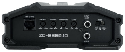 Hifonics ZD-2550.1D 2550 Watt Mono Car Audio Amplifier 1 Ohm Class-D+Amp Kit
