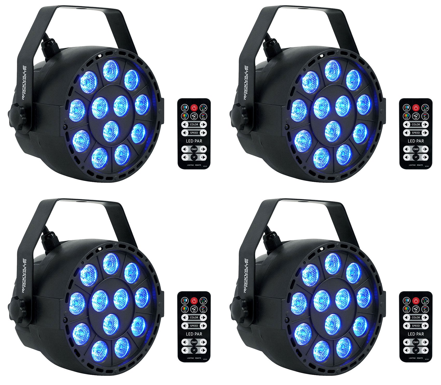 ROCKPAR TRI BLACK 4-Pack