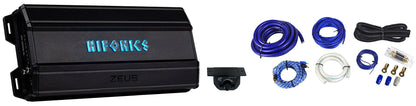 Hifonics ZD-2550.1D 2550 Watt Mono Car Audio Amplifier 1 Ohm Class-D+Amp Kit