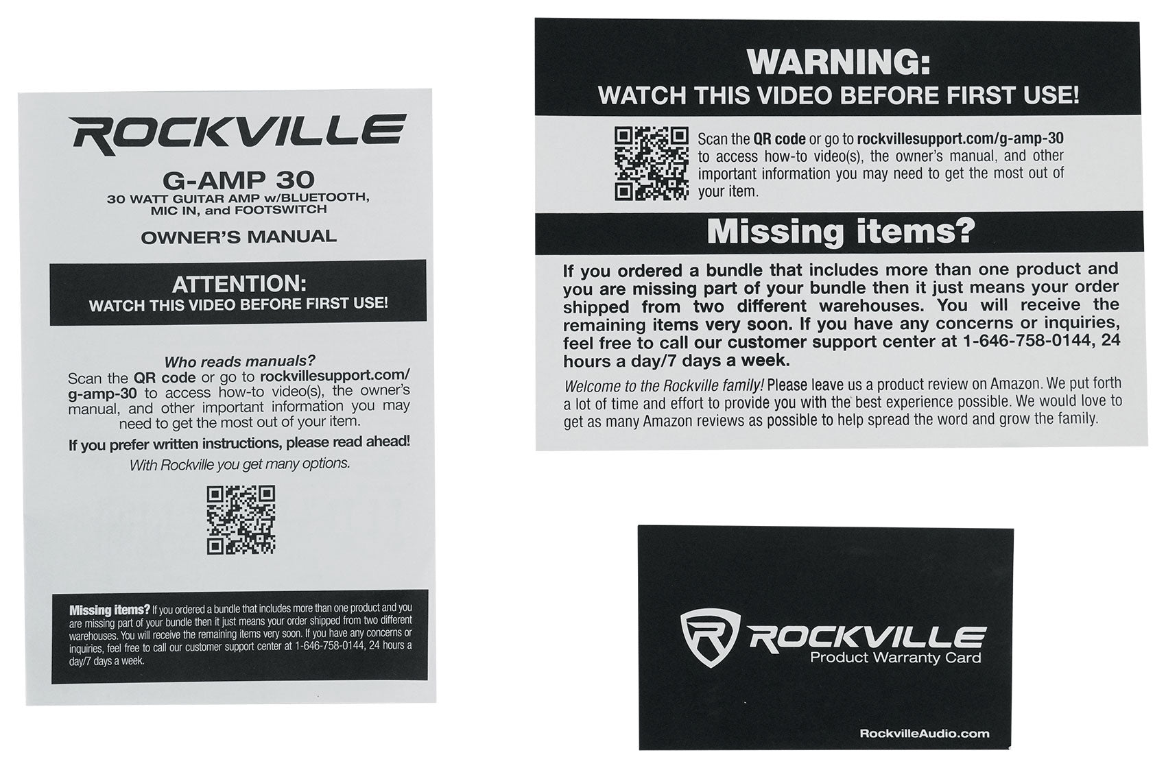 G-AMP 30 + PRO-M50 Headphones + Footswitch Bundle