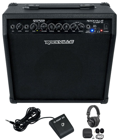 G-AMP 30 + PRO-M50 Headphones + Footswitch Bundle