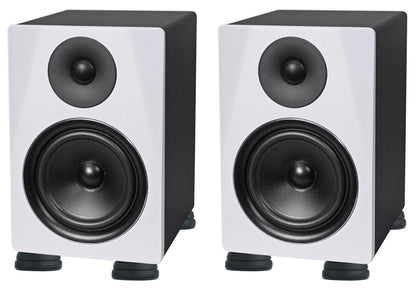 DPM6W White 2-Pack + ISOPAD Isolation Feet Bundle