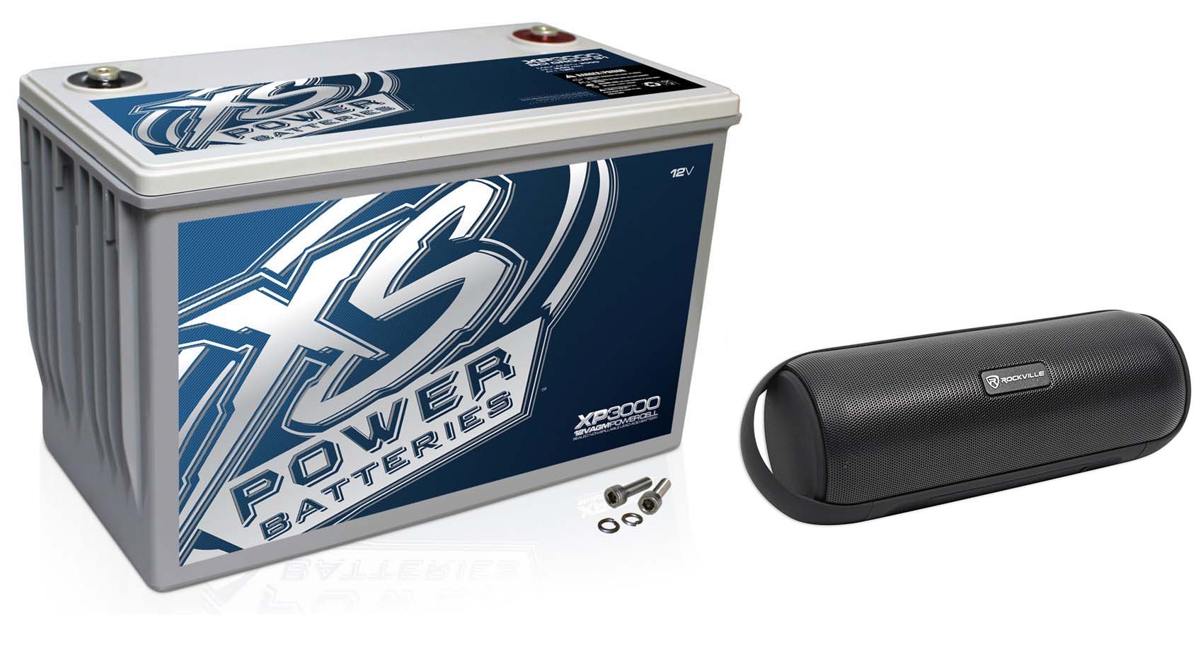 XS Power XP3000 3000w Power Cell Car Audio Battery Stereo System+Free Speaker !