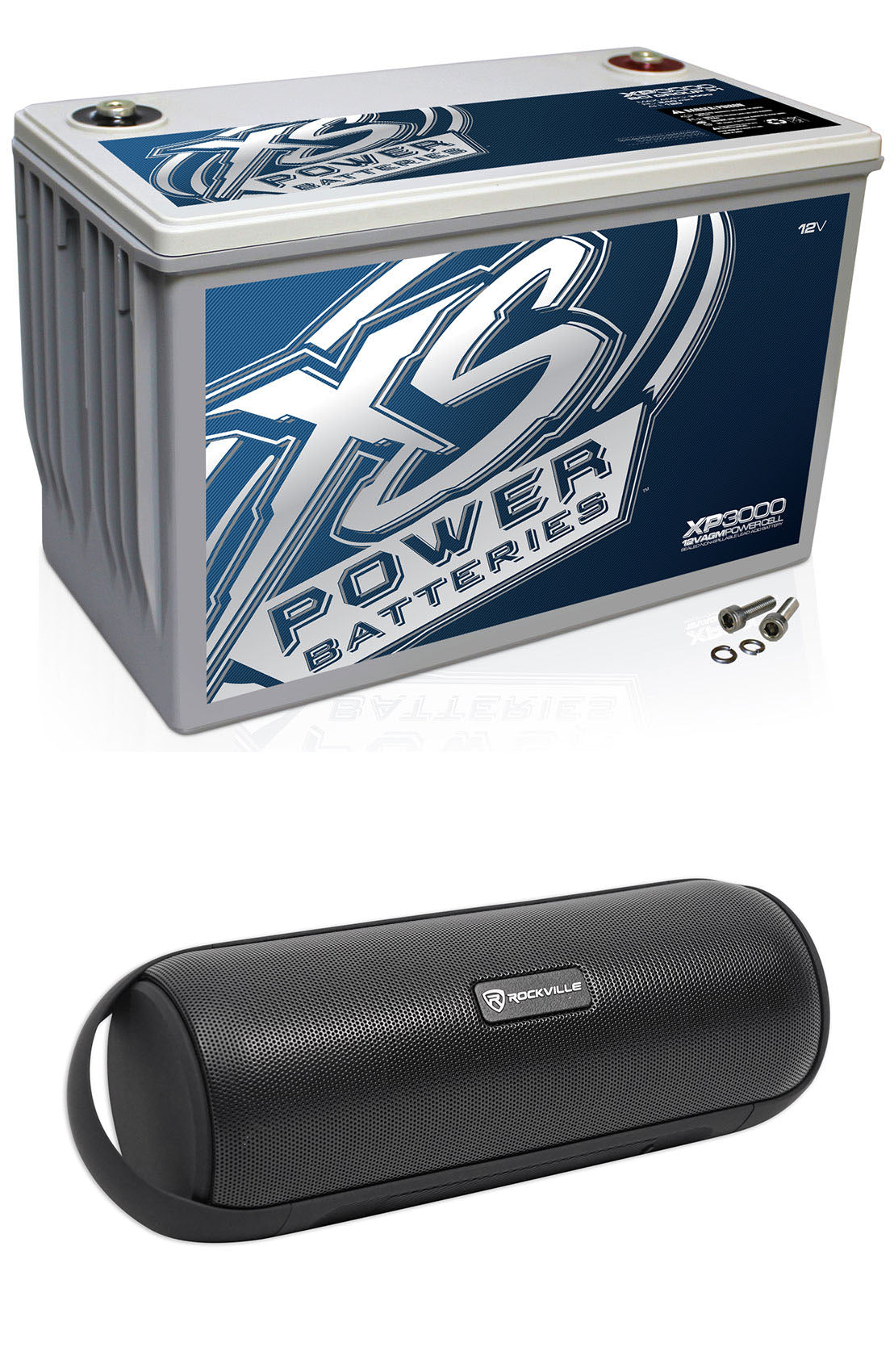 XS Power XP3000 3000 Watt Power Cell Car Audio Stereo System Battery+Speaker