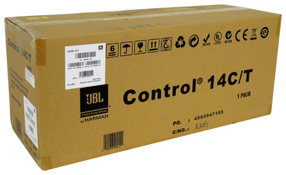 CONTROL 14C/T White 6-Pack + RCS180-6 6-Zone 180W Amp Bundle