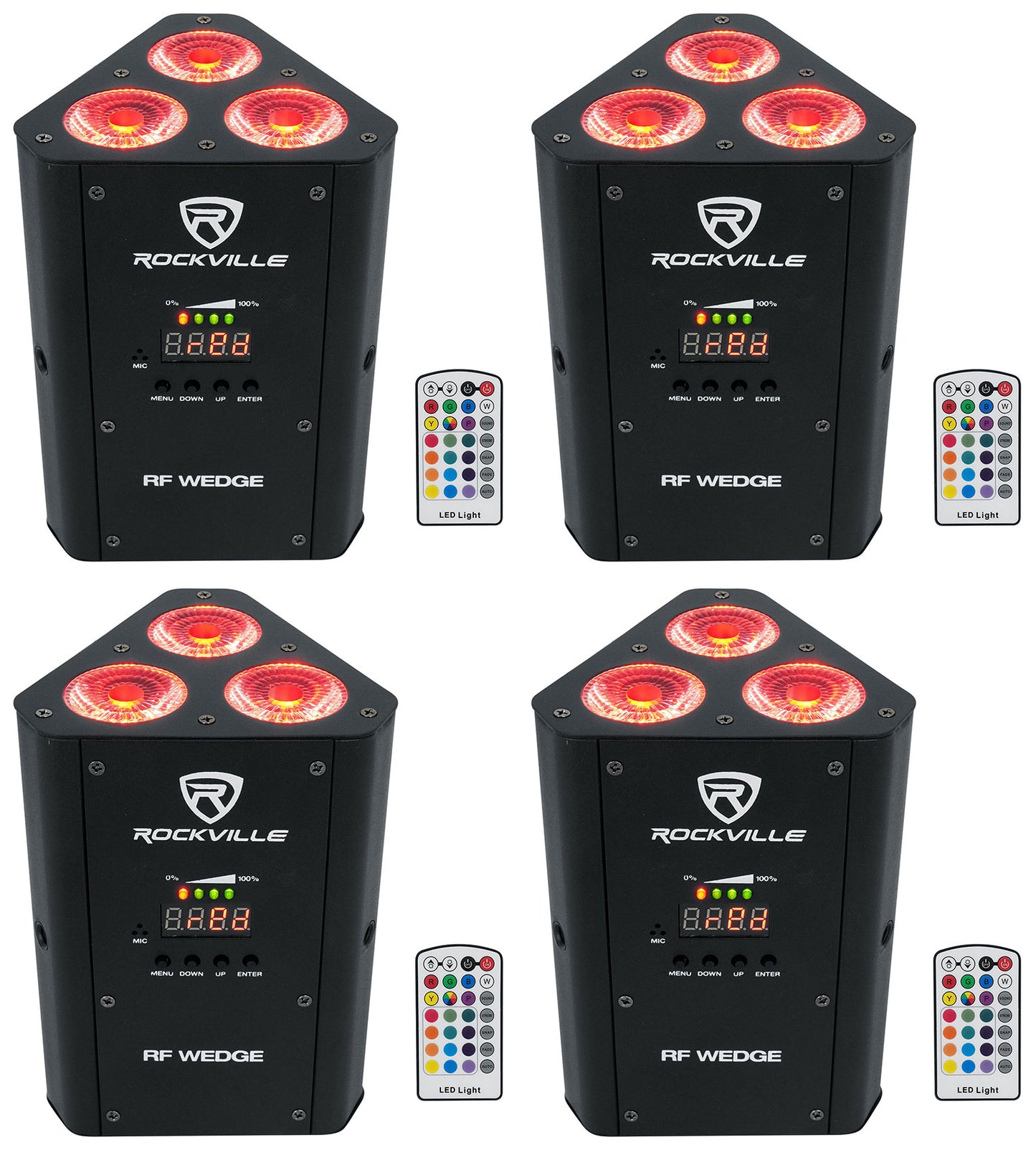 RF WEDGE BLACK 4-Pack