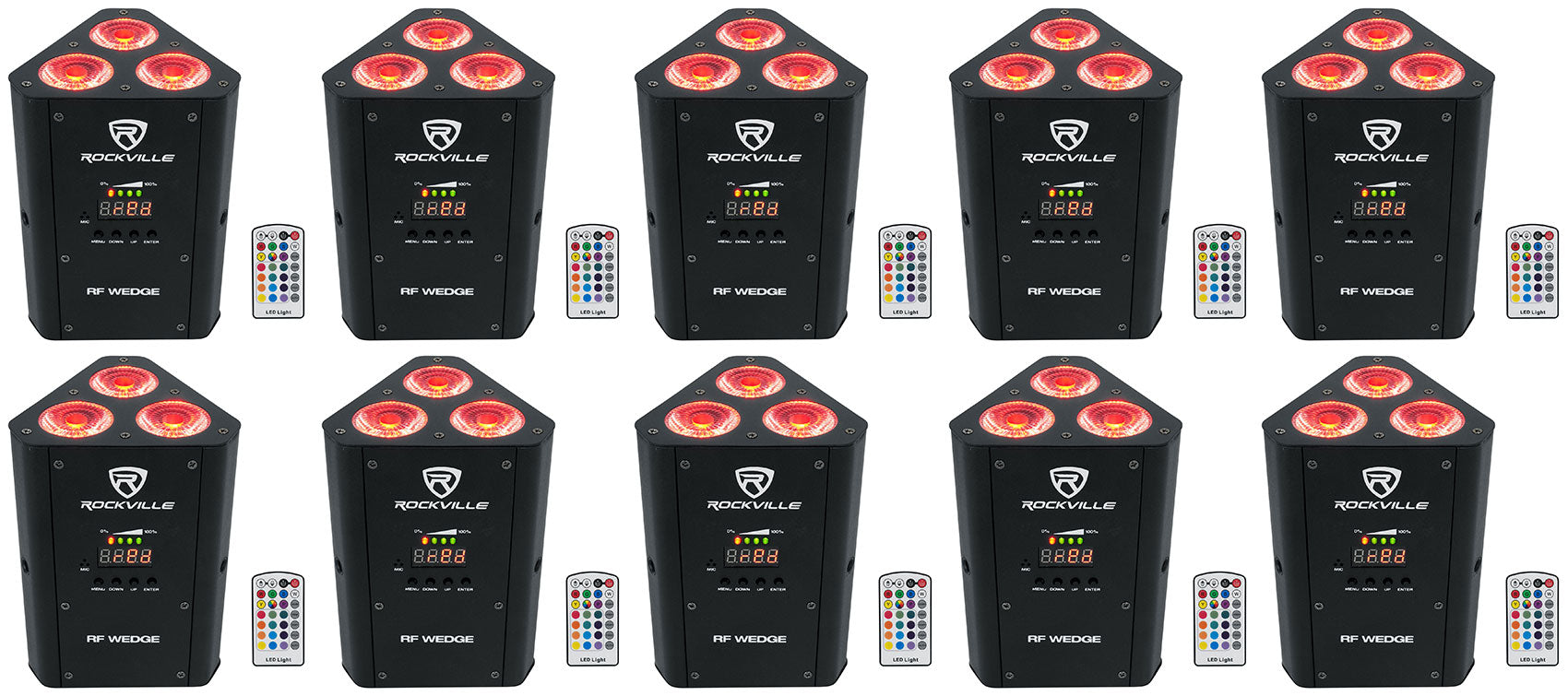 RF WEDGE BLACK 10-Pack