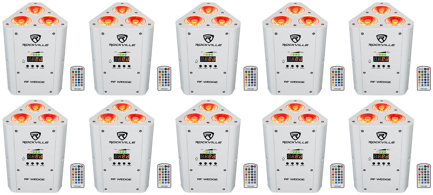 RF WEDGE WHITE 10-Pack