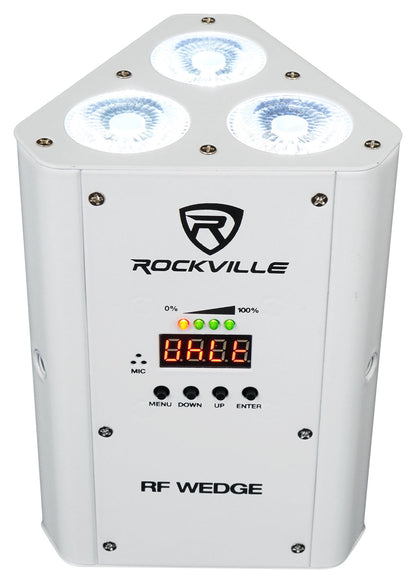 RF WEDGE White 4-Pack + RLB30 Lighting Bag Bundle