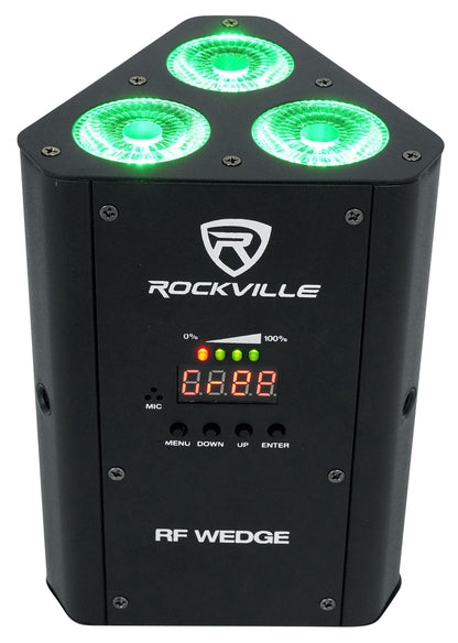 RF Wedge Black 6-Pack + ROCKFORCE W2 Controller + RLB25 Bags Bundle
