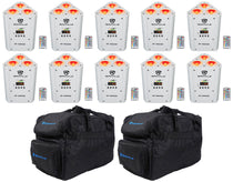 RF Wedge White 10-Pack + RLB30 Lighting Bags Bundle