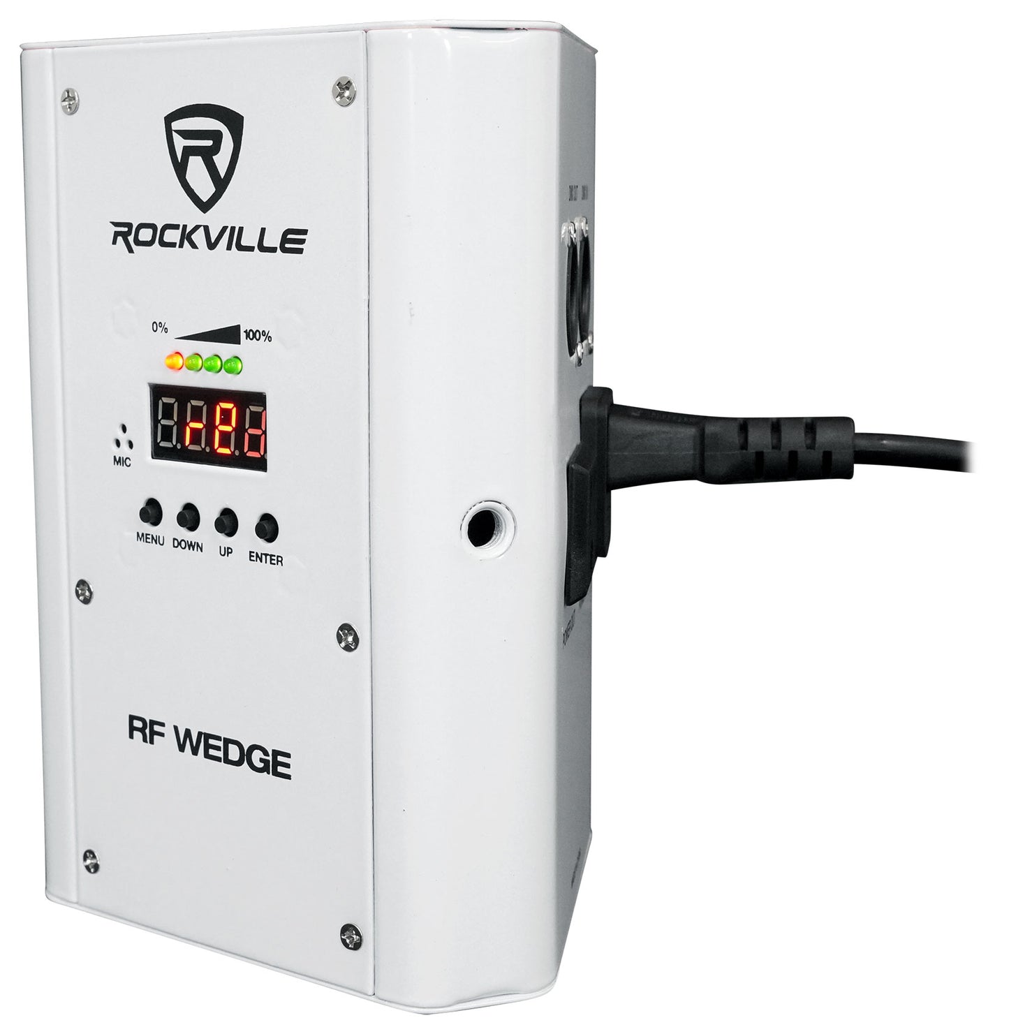 RF WEDGE White 2-Pack + ROCKFORCE W4 Wireless DMX Controller Bundle