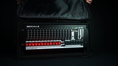 RF Wedge White 12-Pack + ROCKFORCE W4 DMX Controller Bundle