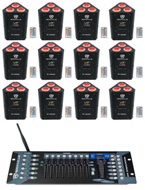 RF Wedge Black 12-Pack + ROCKFORCE W2 Controller Bundle