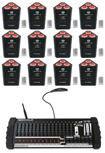 RF Wedge White 12-Pack + ROCKFORCE W4 Controller Bundle