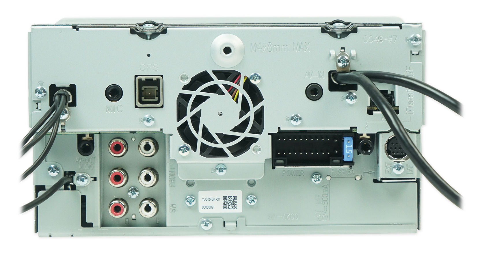 JVC KW-V960BW Wireless Android/CarPlay Monitor Bluetooth DVD Player + Backup Cam