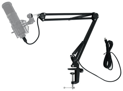 Rockville Z-Stream USB Microphone + Studio Boom Arm Bundle