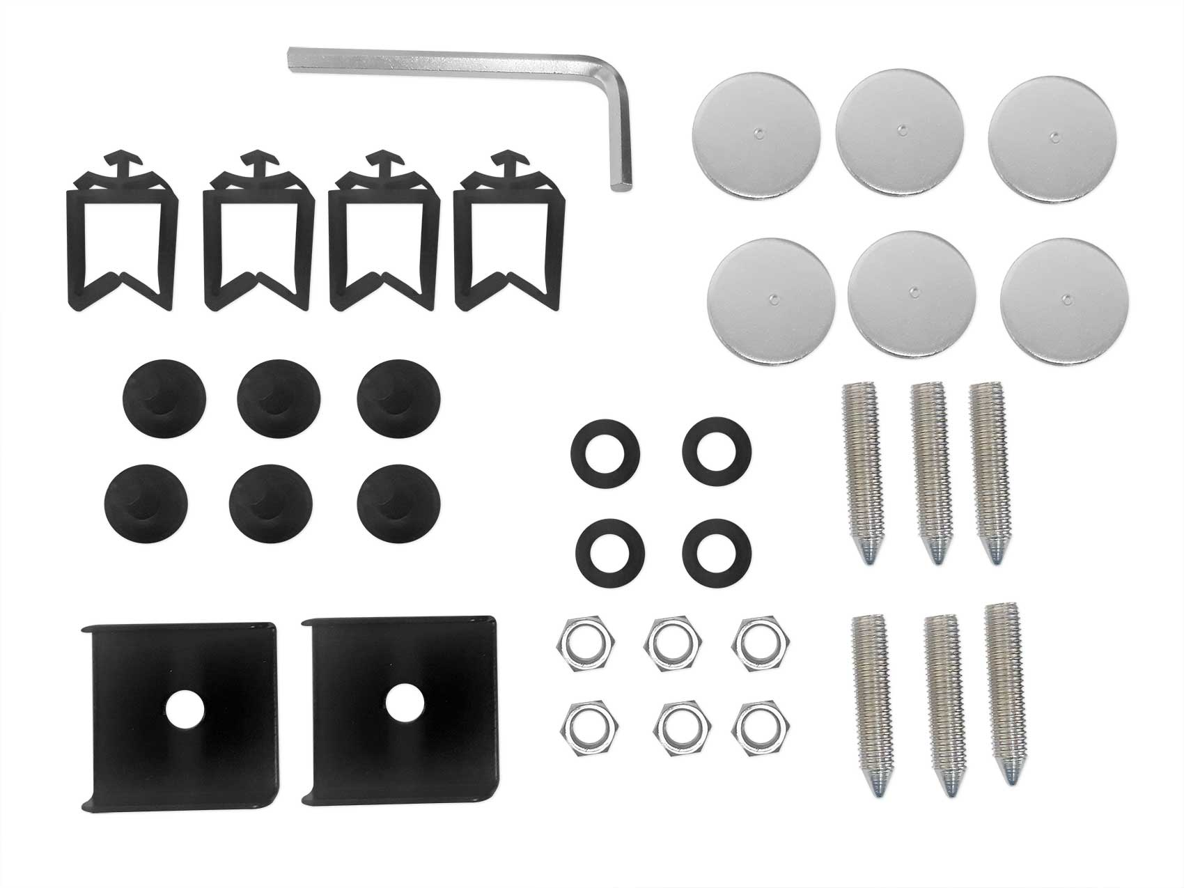 RVSM1 WHITE HARDWARE KIT