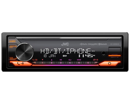JVC KD-X480BHS 1-Din Car Stereo Bluetooth/USB/XM Ready/Alexa/HD Radio+AUX Cable